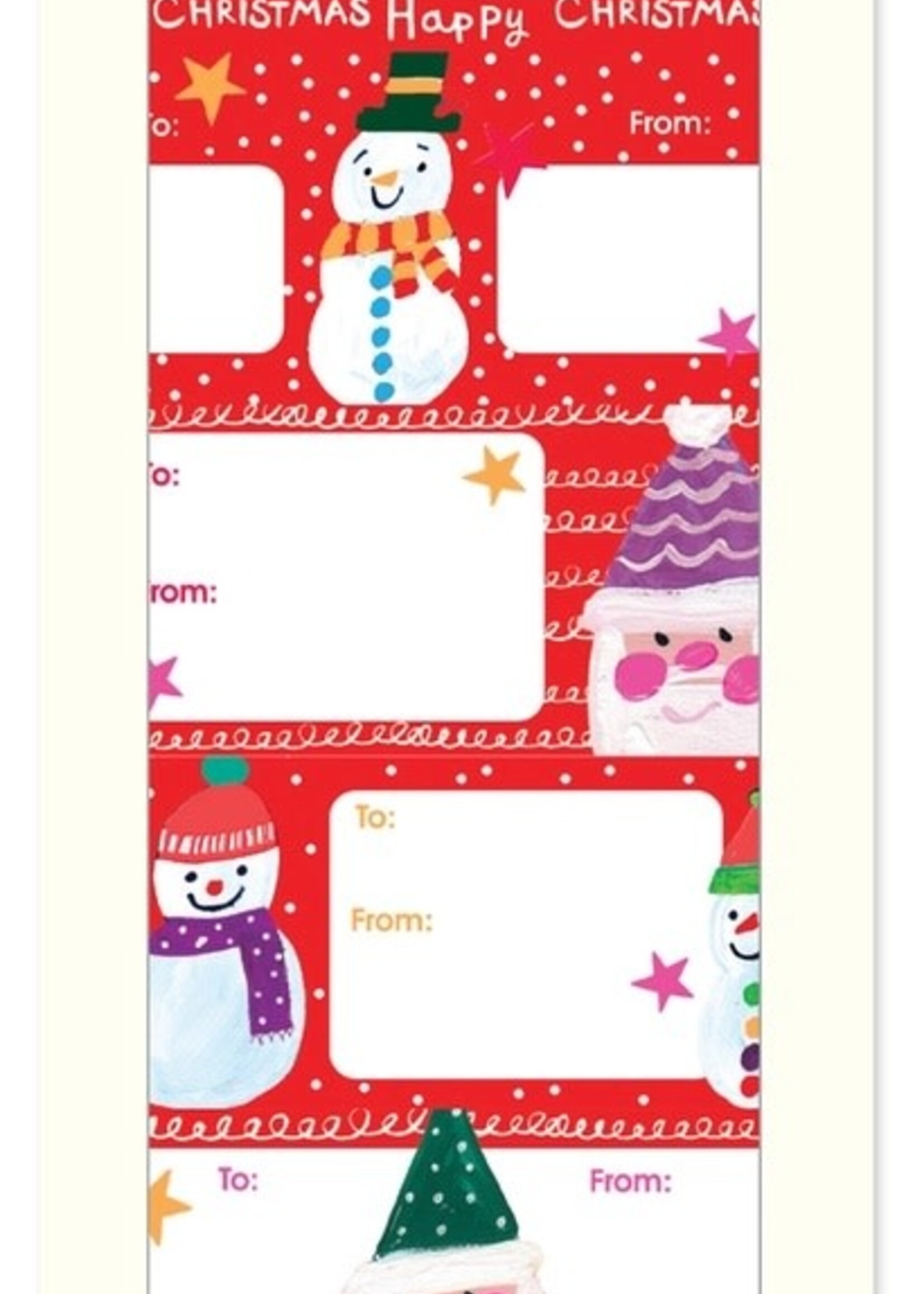 glick Christmas Labels -  Jolly Christmas