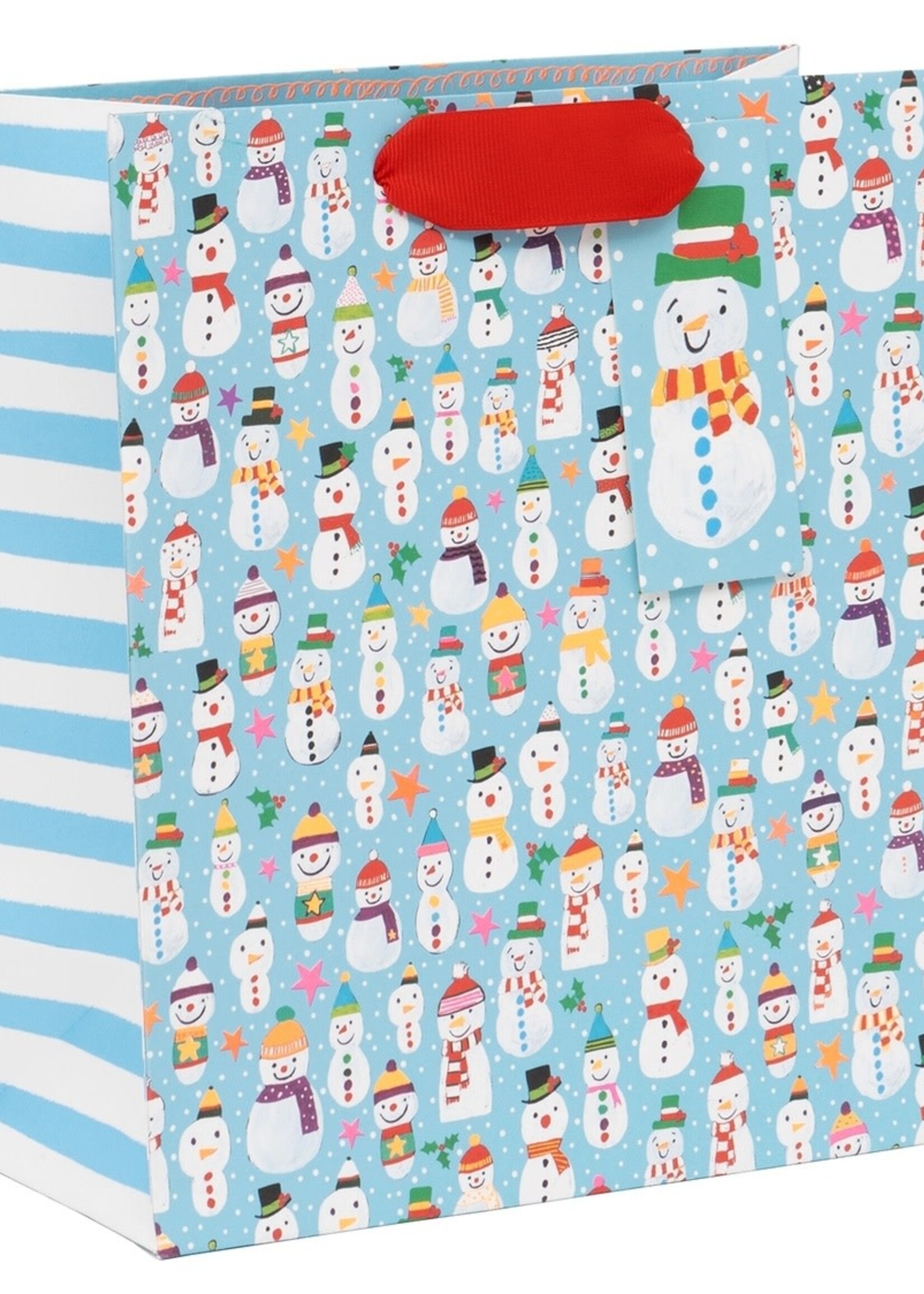 glick Holiday Gift Bag - Snowmen (Medium)