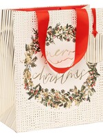 glick Holiday Gift Bag - Gold Garland (Medium)