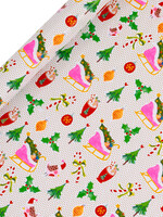 glick Holiday Roll Wrap - Neon