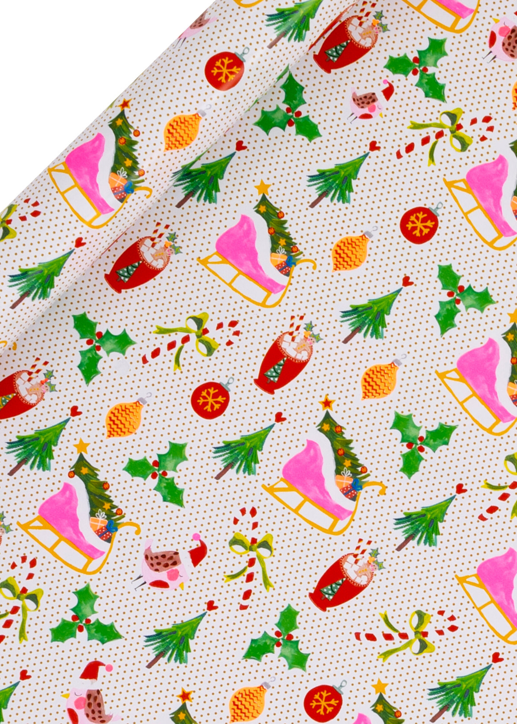 glick Holiday Roll Wrap - Neon