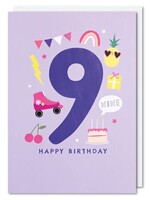 Paperlink 9 Happy Birthday ~ Purple