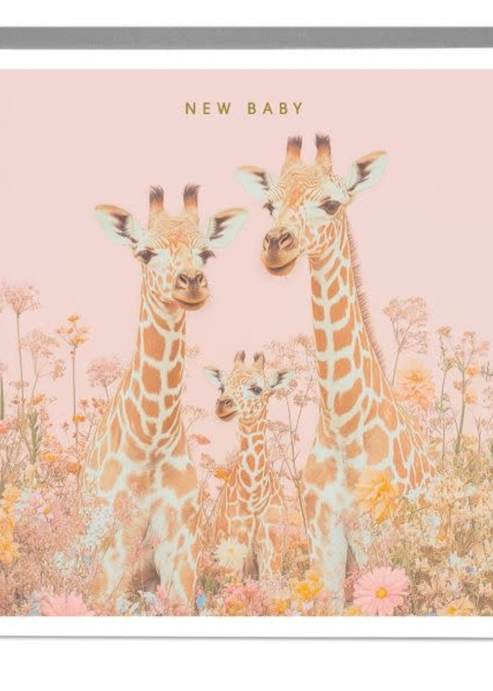 lola designs New Baby ~ Three Giraffes