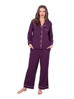 Latte Love Pyjama Set- Plum