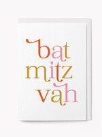 Bat Mitzvah - Red & Gold