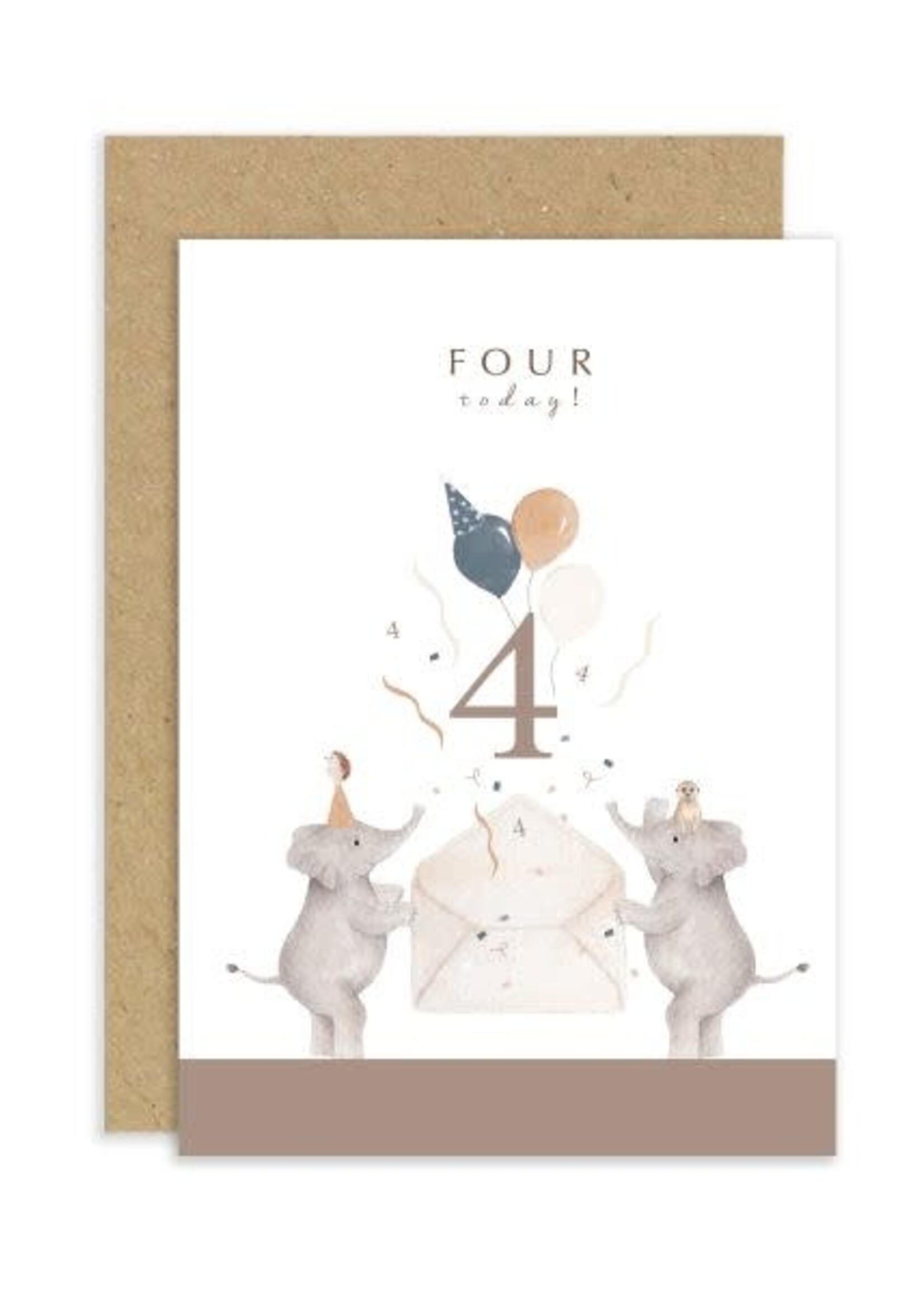 Four Today - Elephants and Balloons
