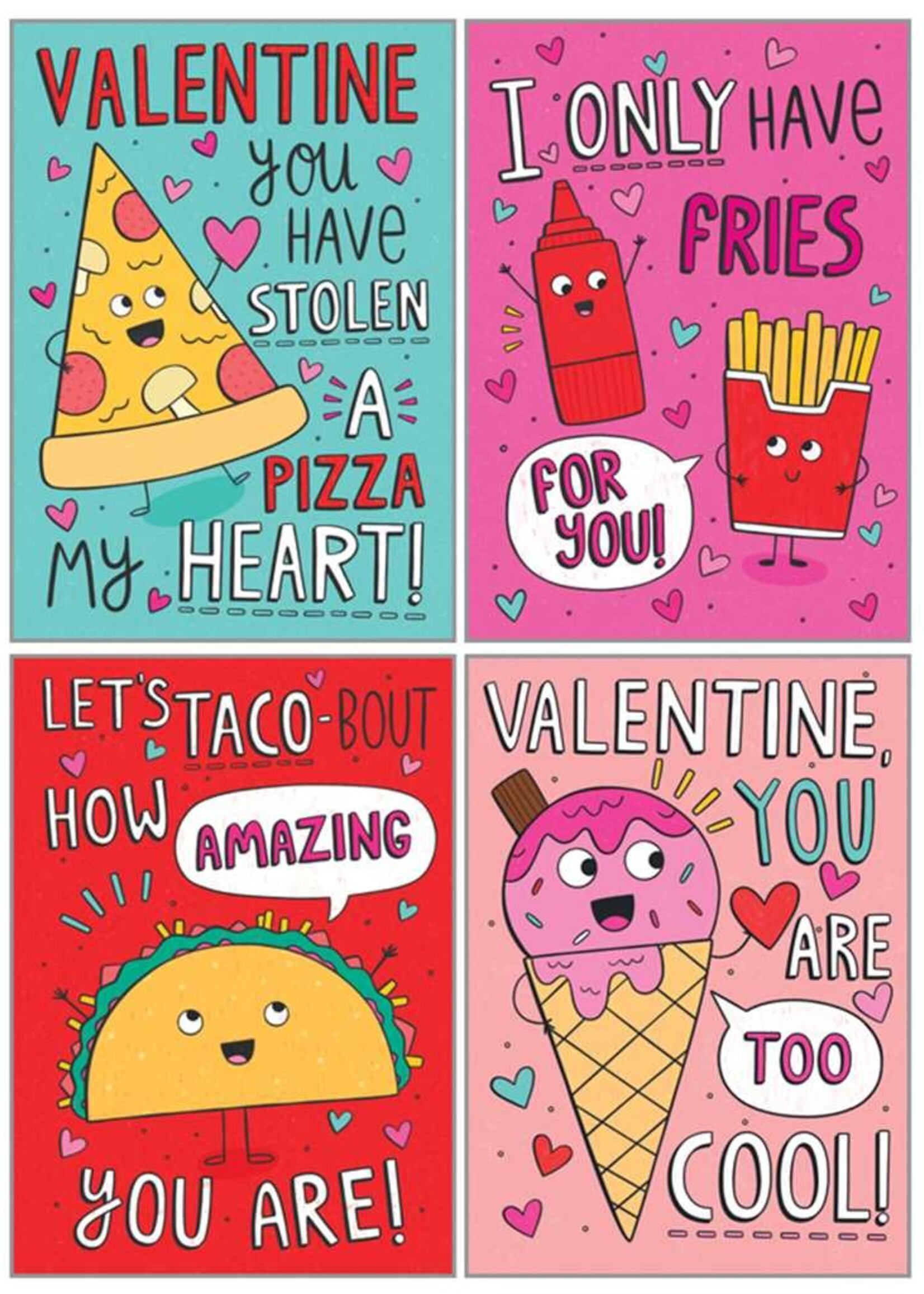 gina b Valentine's Day 4 Pack - Food