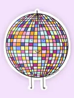 Mirrorball Vinyl Sticker