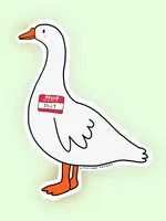 Silly Goose Vinyl Sticker