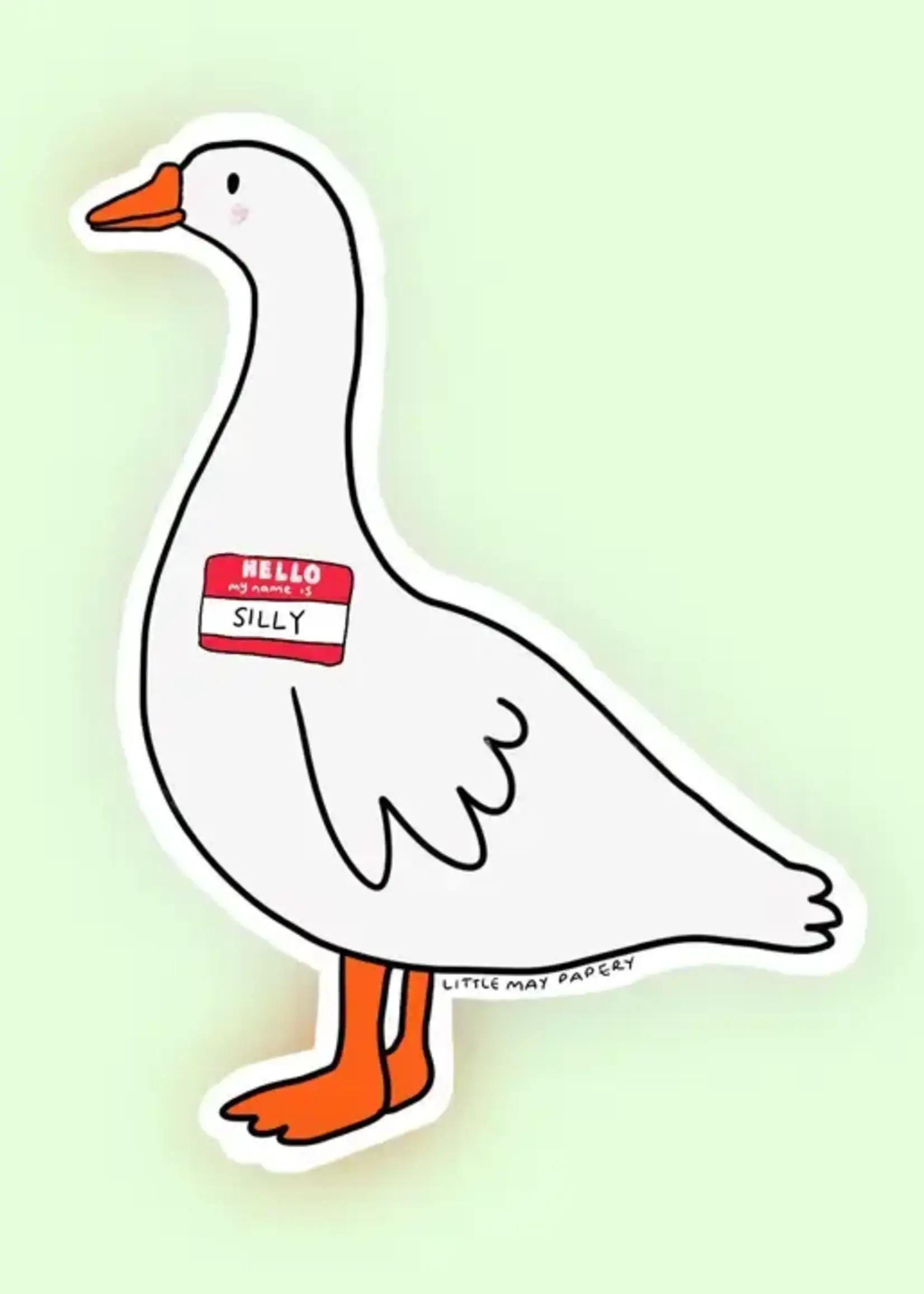 Silly Goose Vinyl Sticker