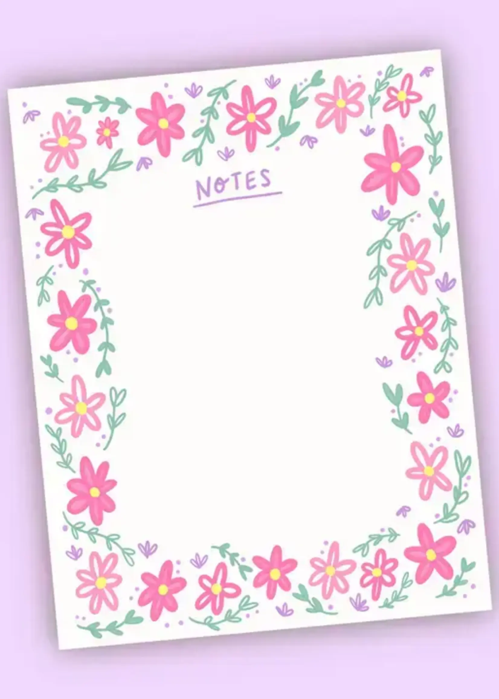 Floral Notepad