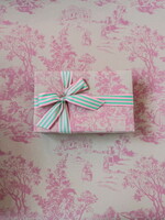 Striped Ribbon - 3m (Mint/Pink)