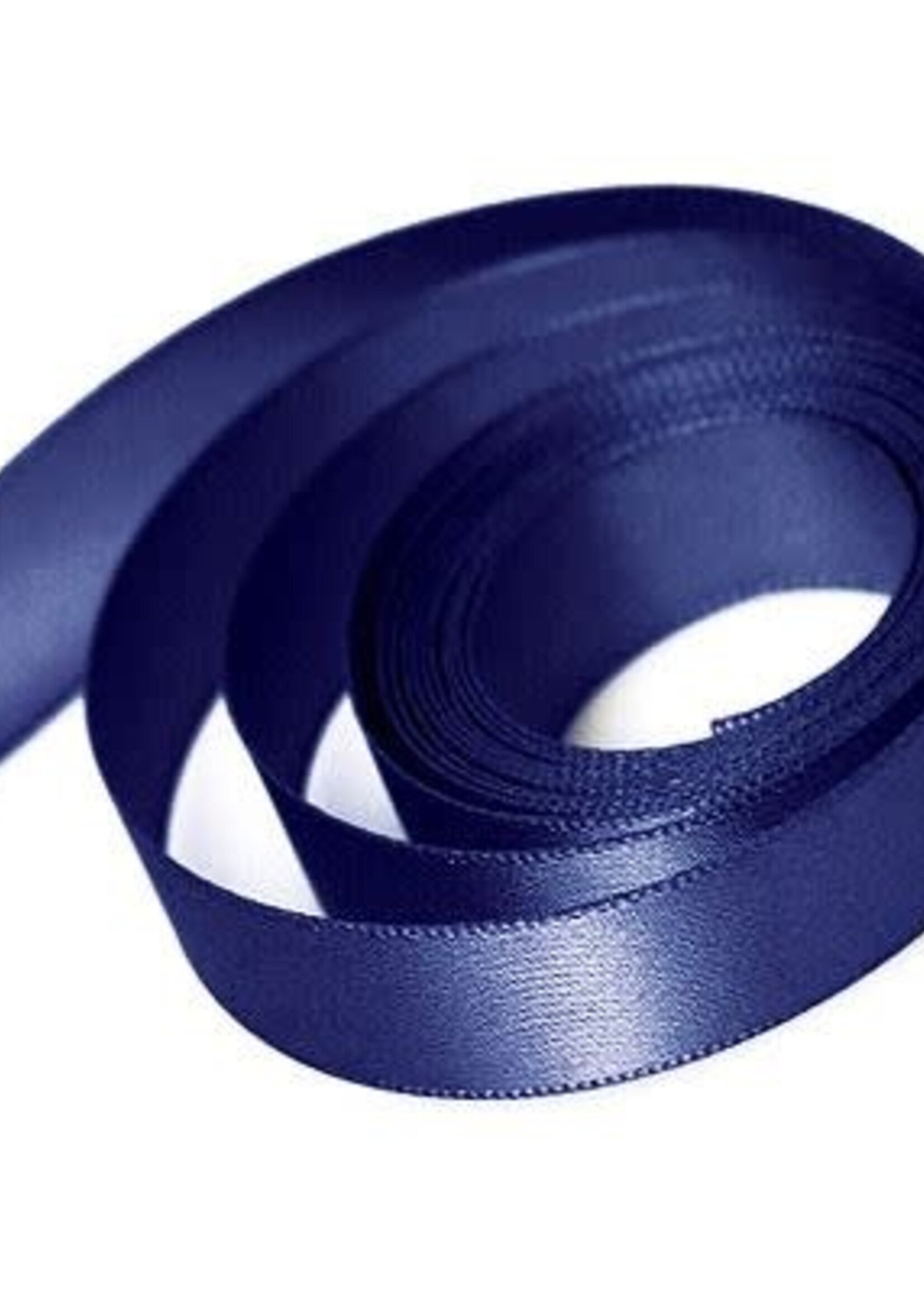 Satin Ribbon ~  Navy 1.5"