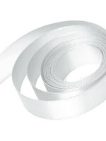 Satin Ribbon ~  White 1.5"