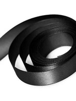 Satin Ribbon - Black 1.5"