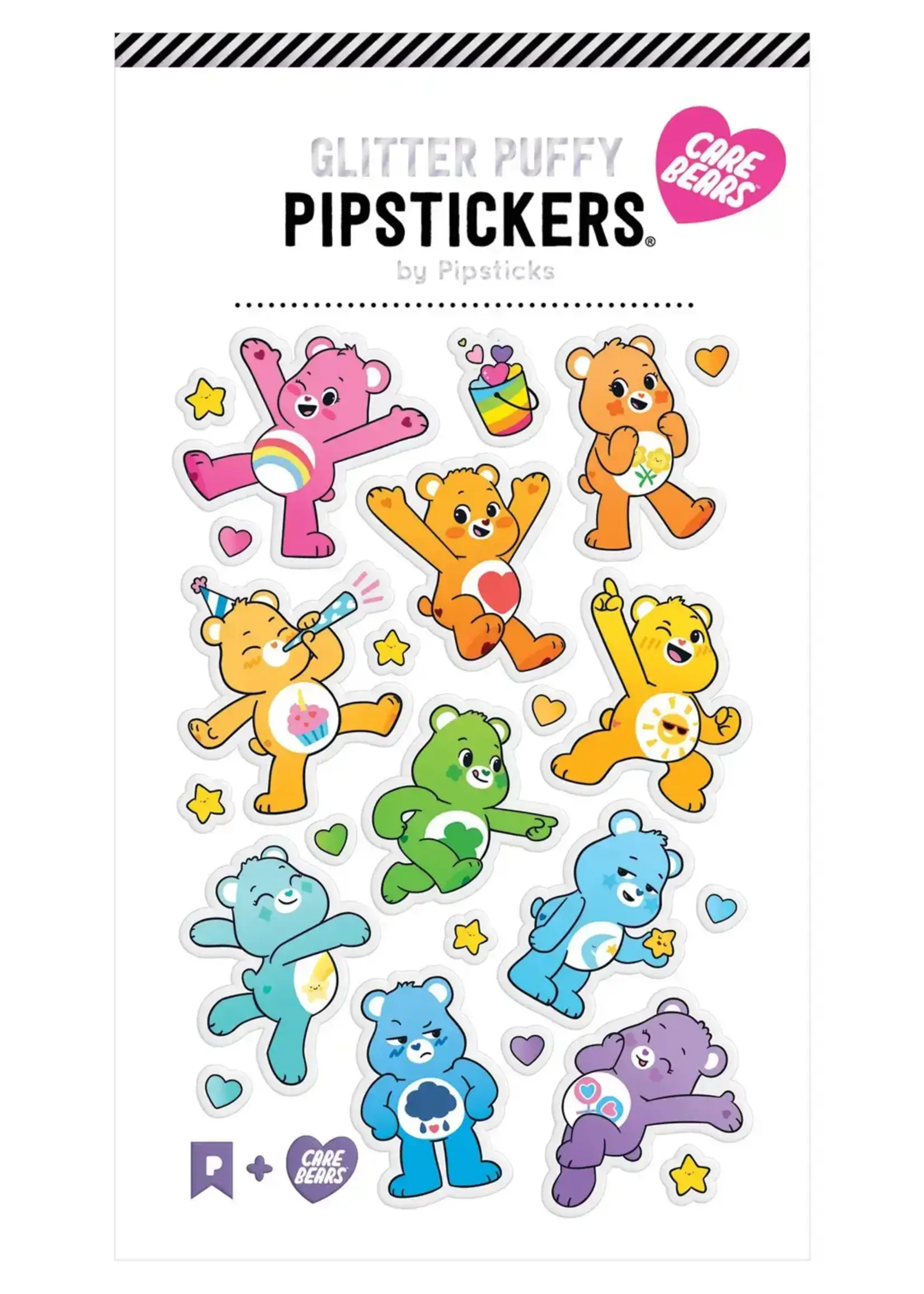 Care Bears Rainbow Friends Glitter Puffy