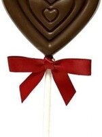 Chocolate Heart Lollipops