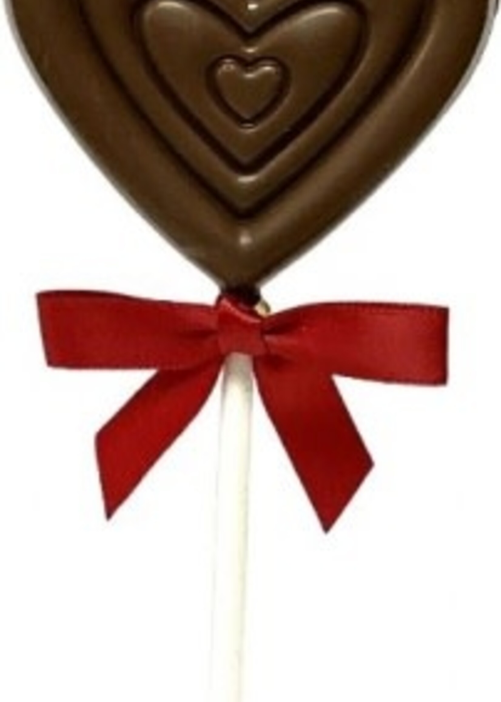 Chocolate Heart Lollipops