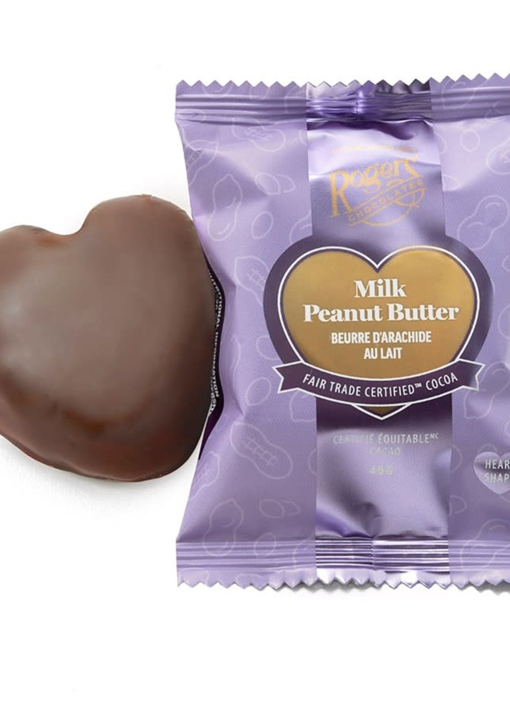 Rogers' Chocolate Milk Peanut Butter Heart