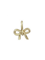 Tiny Sculpted Bronze Charm - Bow