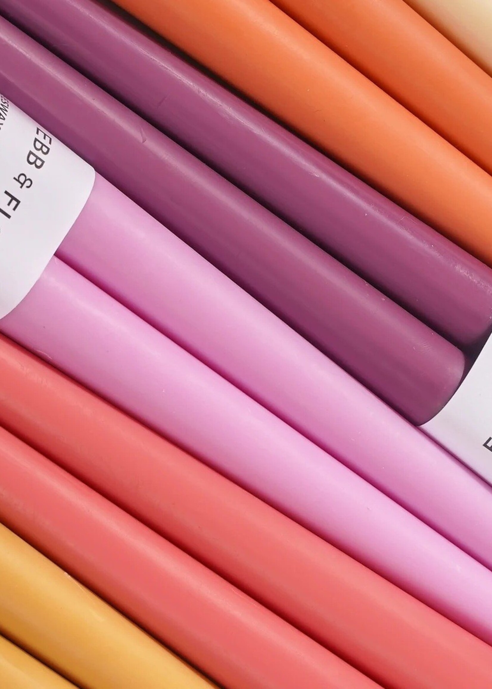 Ebb & Flow Beeswax/Soy Taper Candle Box Set - Warm