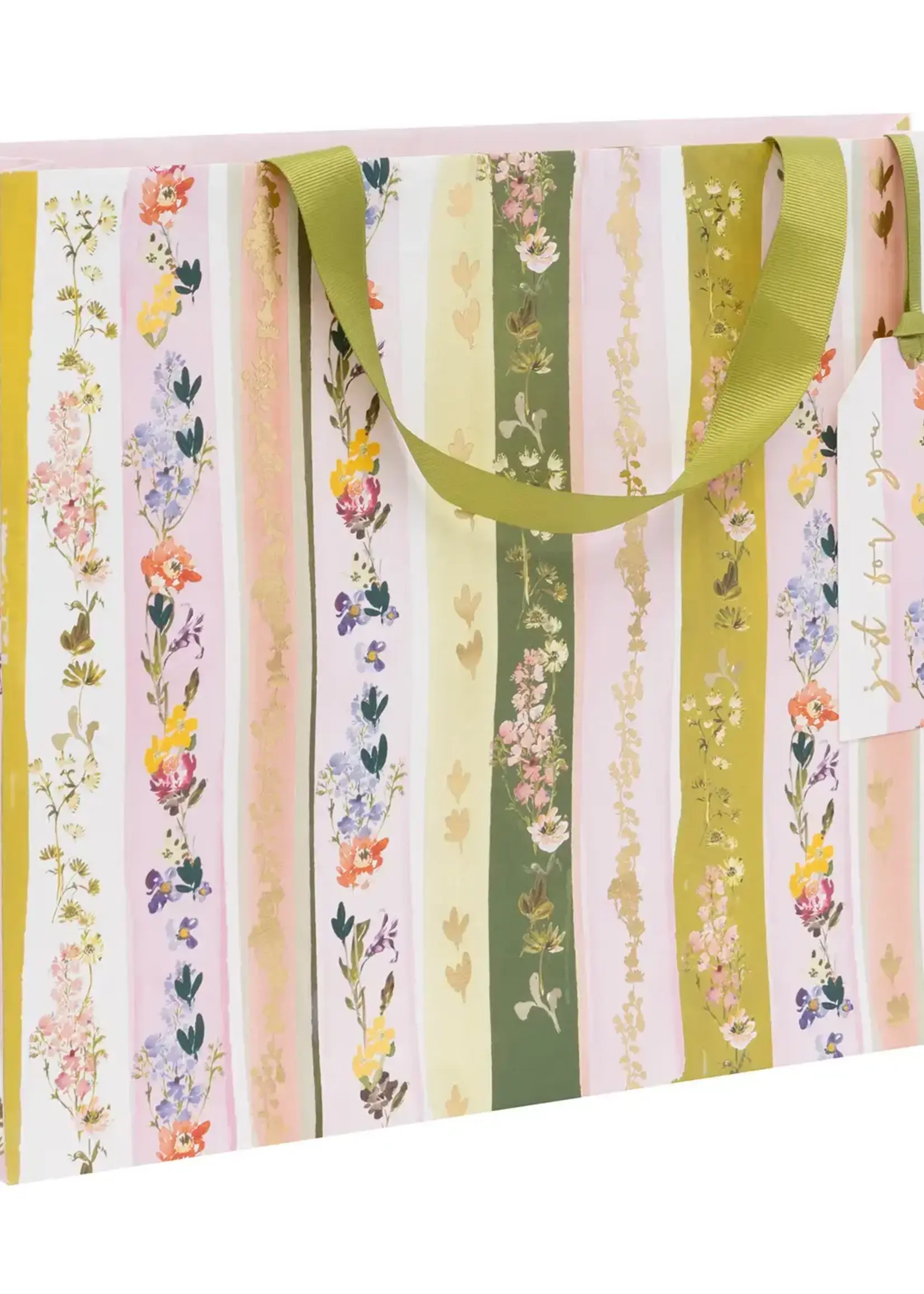 Large Landscape Bag - Linear Floral