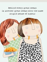 Behind every great woman