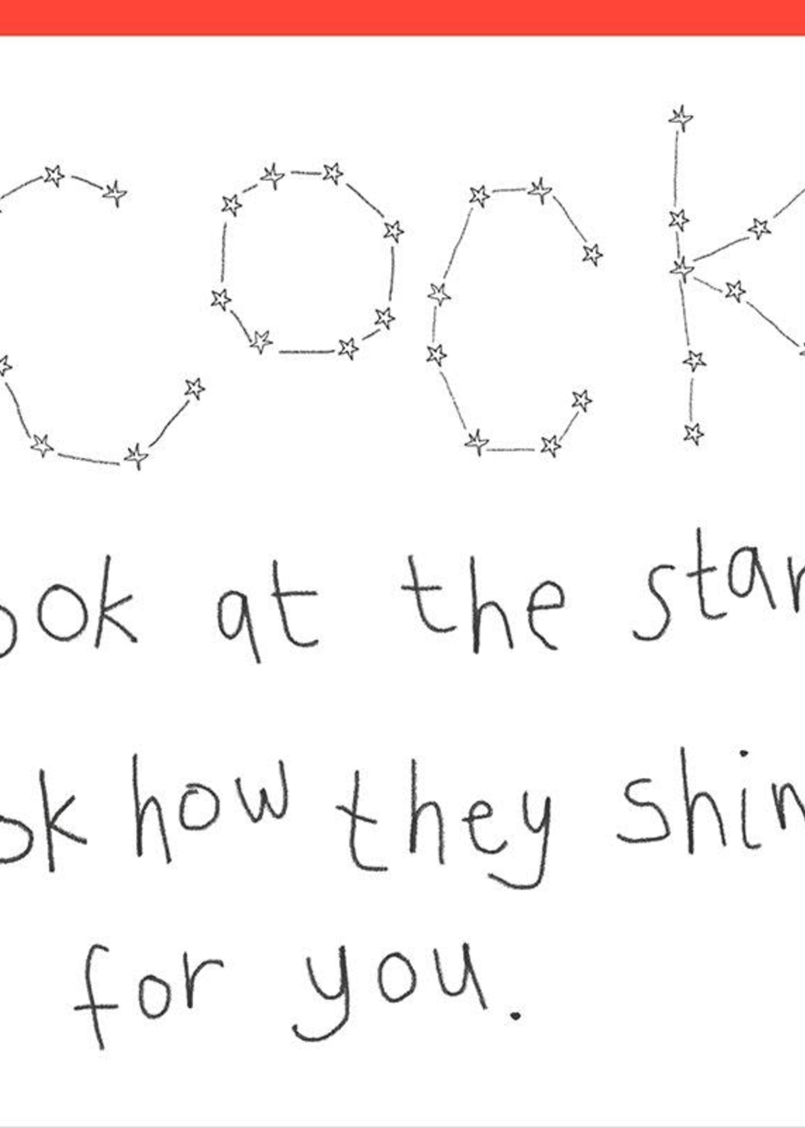 Cock! Look how the stars shine for you!