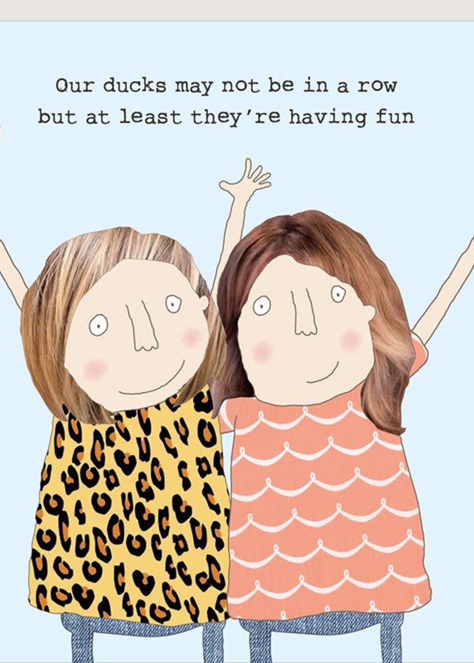 Our ducks may not be in a row