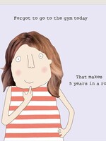 Forgot to go to the gym today