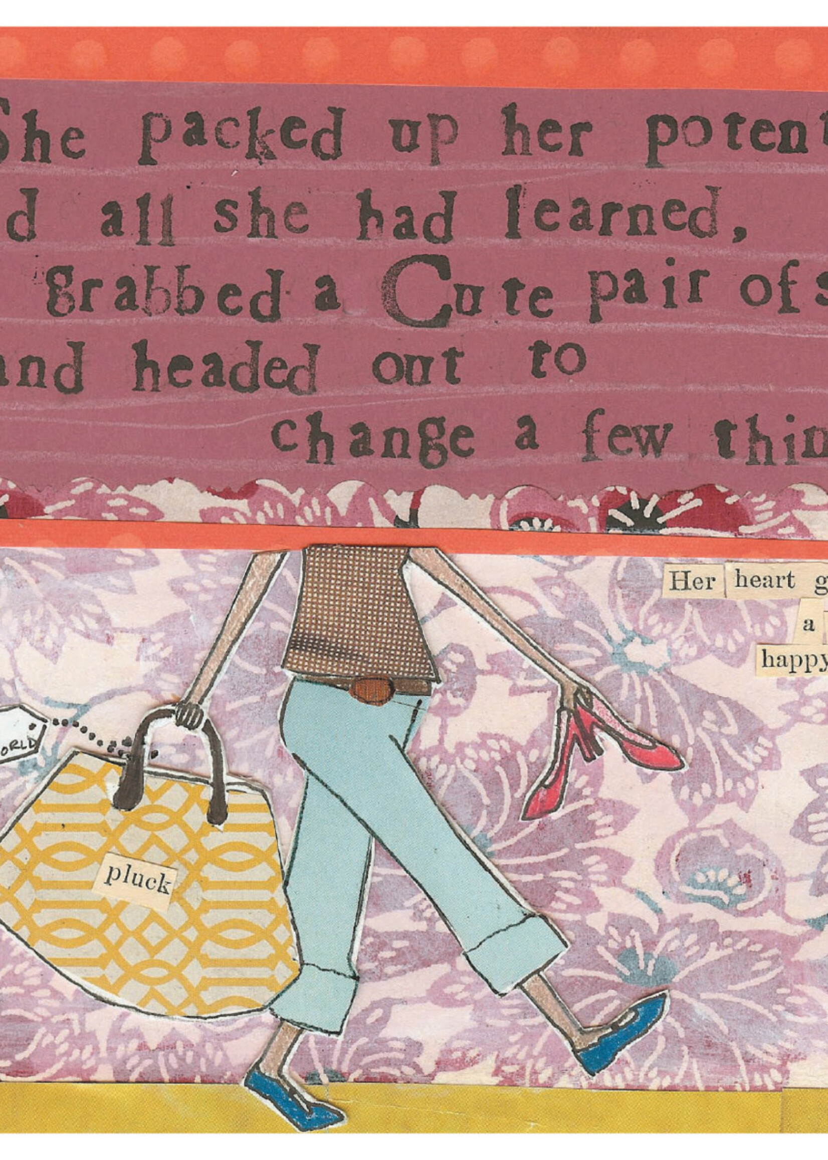 She packed up all her potential