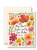 My Heart Knows Exactly How Lucky