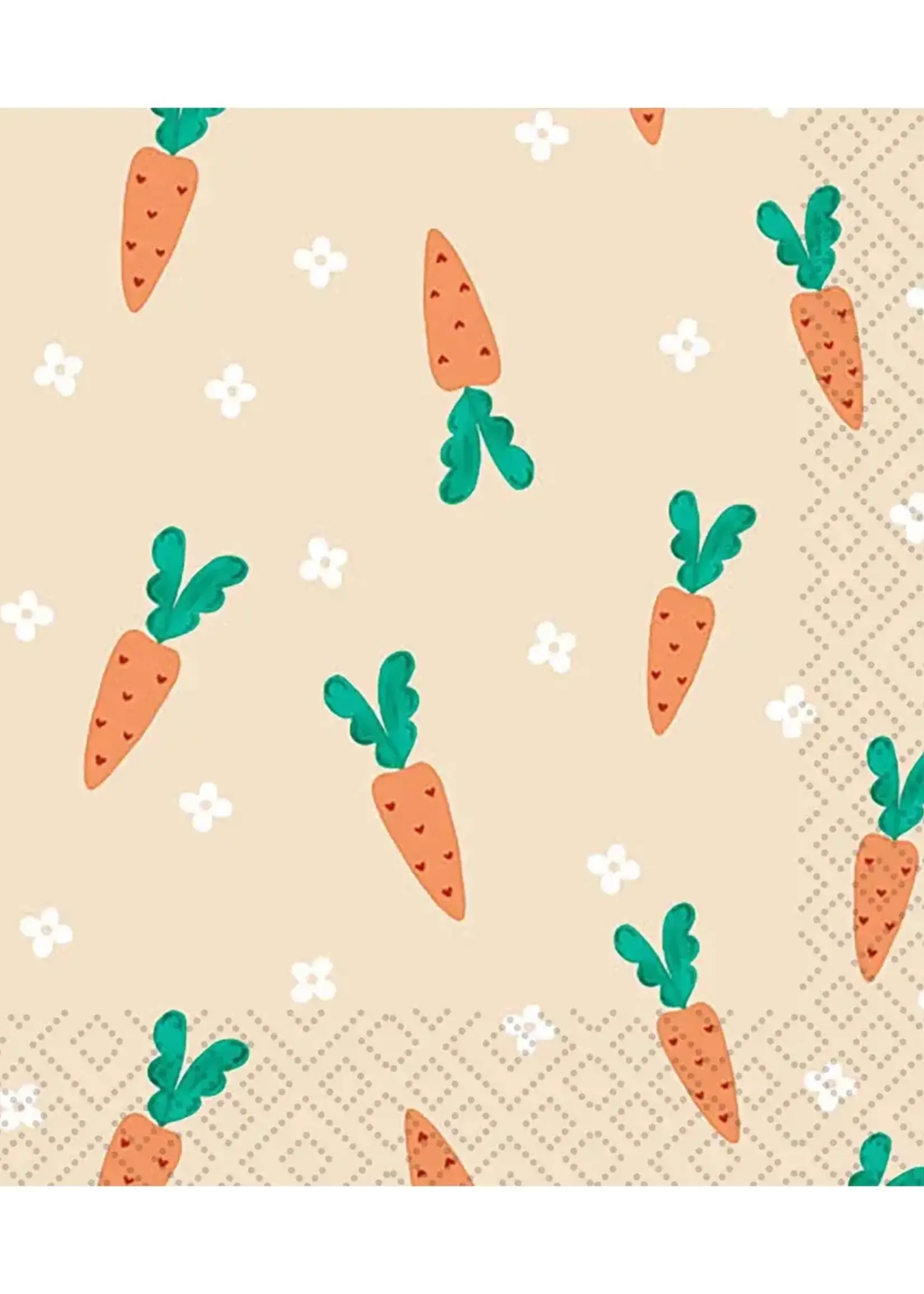 Carrot Charm Cocktail Napkins