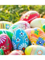 Vibrant Eggs Luncheon Napkins