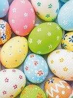 Easter Napkins ~ Coloured eggs