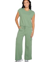 Latte Love - Cap Sleeve Cargo  (Green)