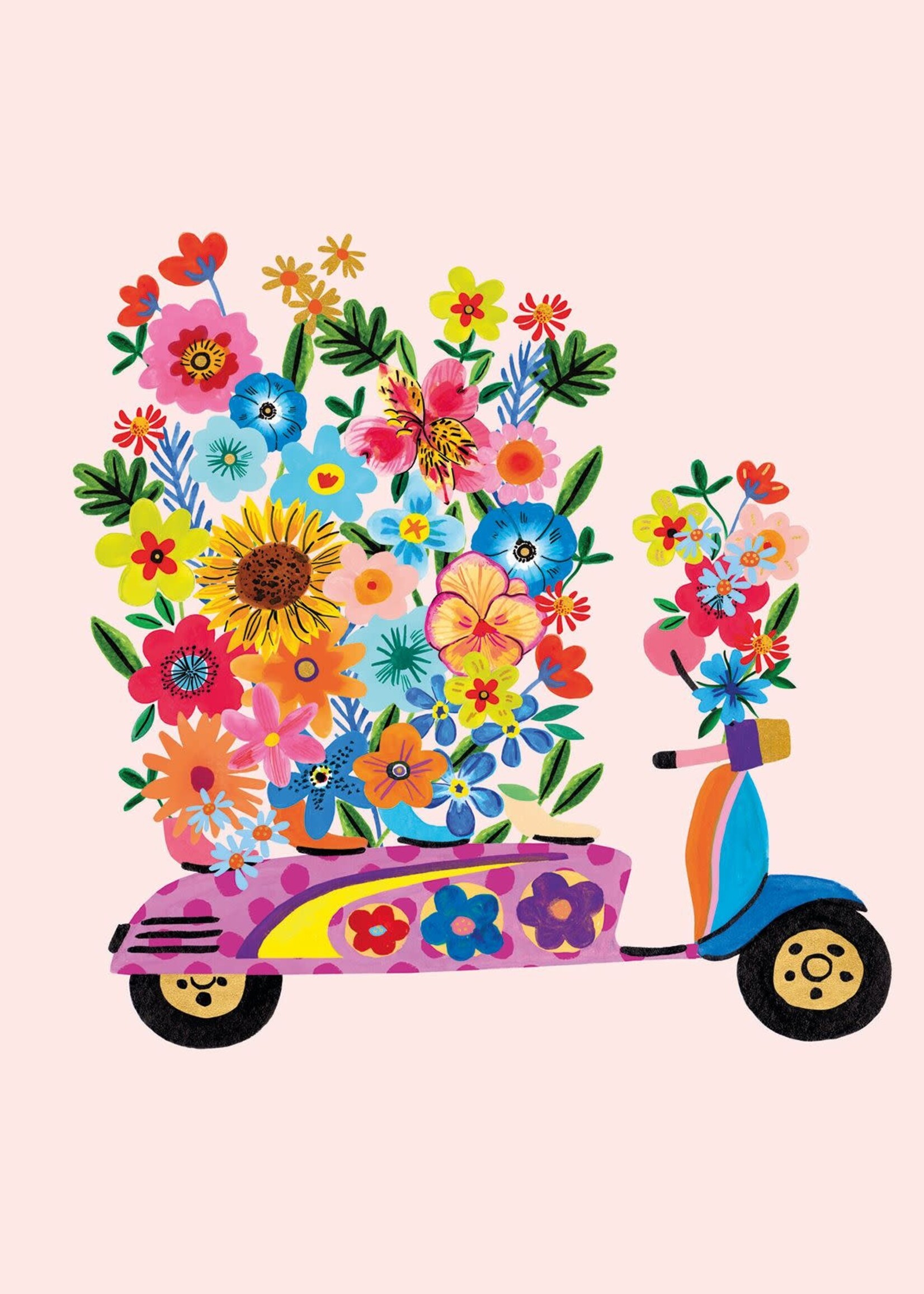 Floral Scooter