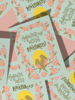 Congratulations on your wedding lovebirds!