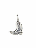 Sculpted Charm Large Silver - Cowboy Boot