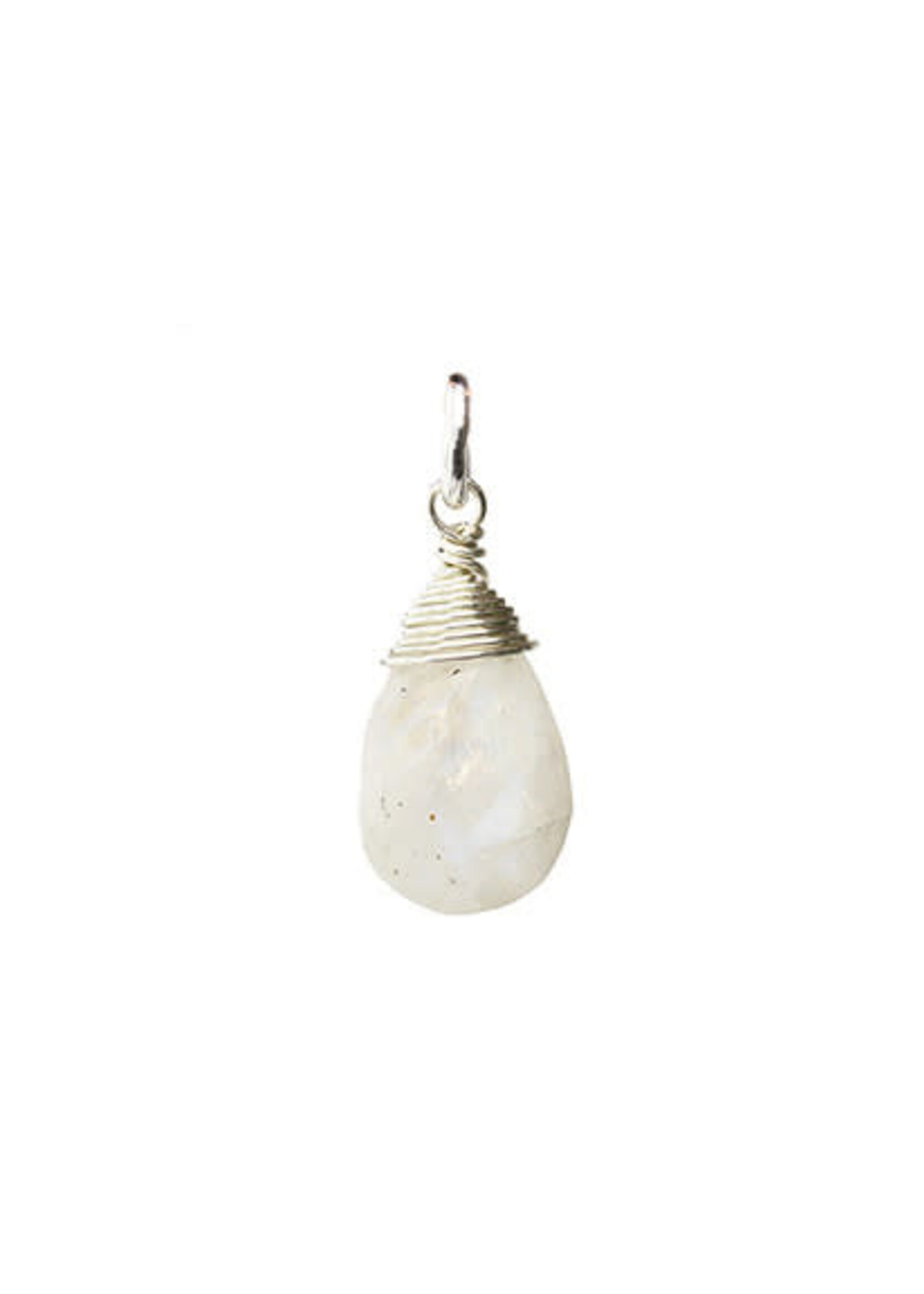 Medium Gold Gem ~ Rainbow Moonstone