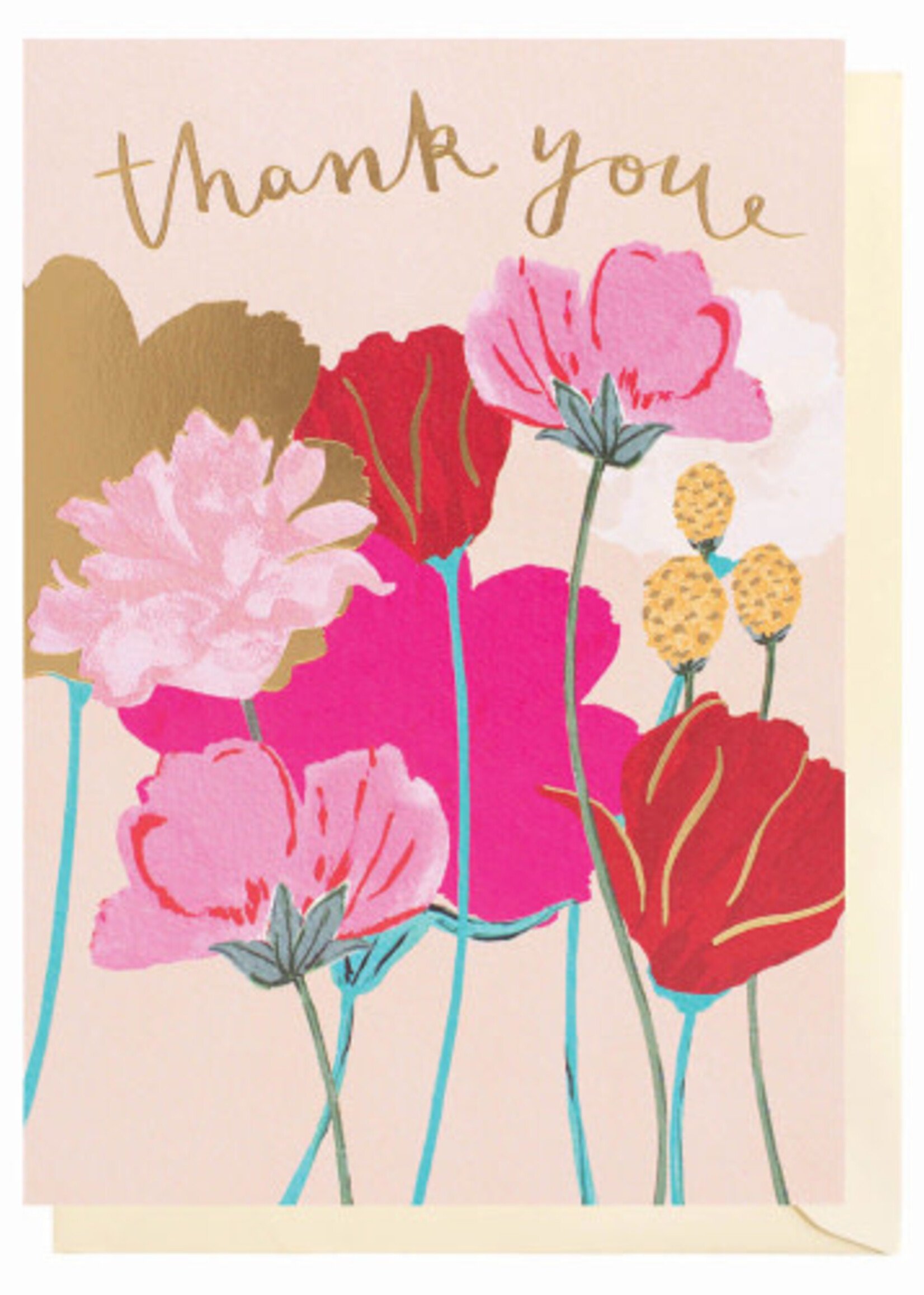 Thank You - Pink Floral