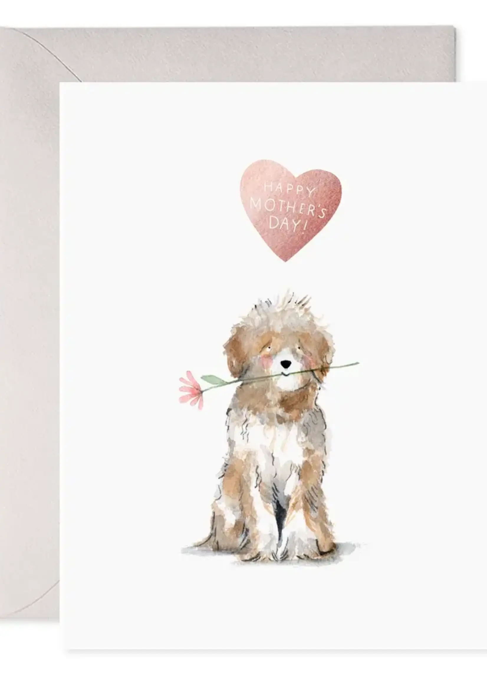 Happy Mother’s Day - Dog with Flower