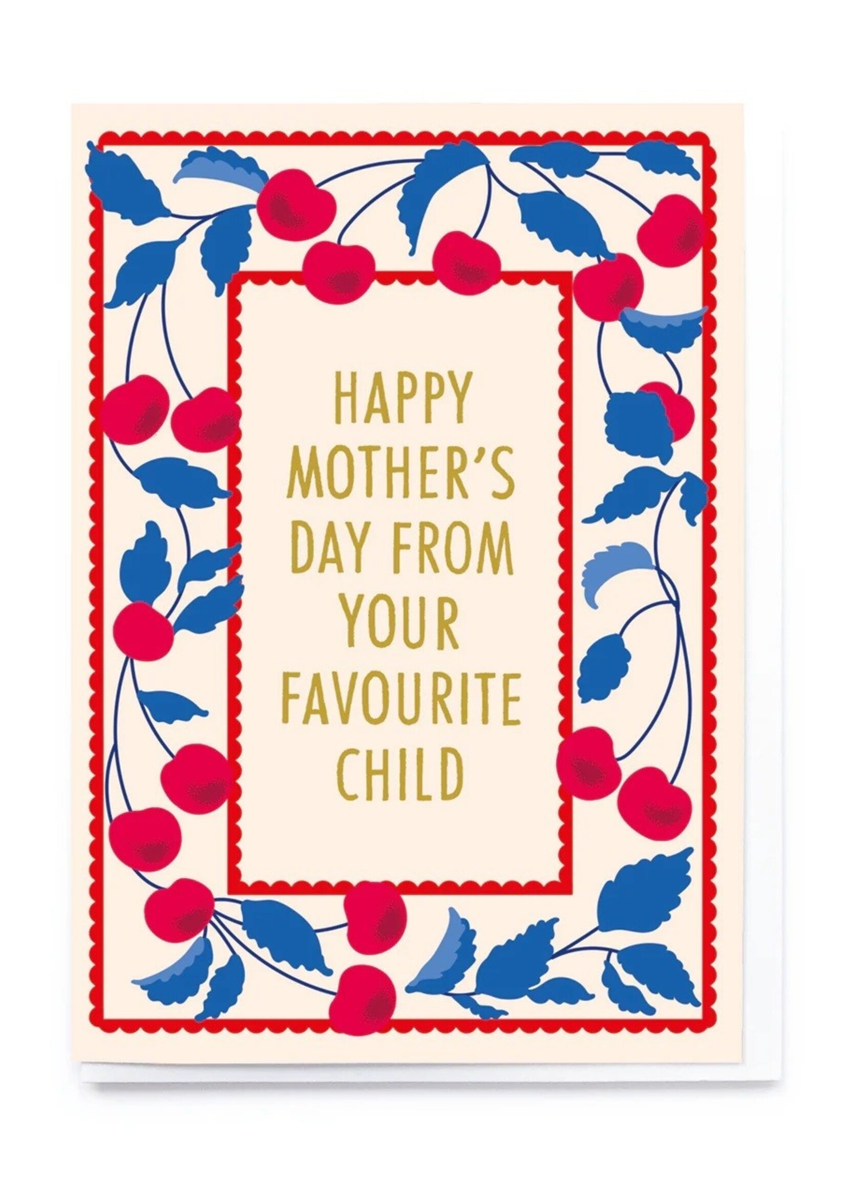 Happy Mother’s Day From Your Favourite Child - Framed Cherries