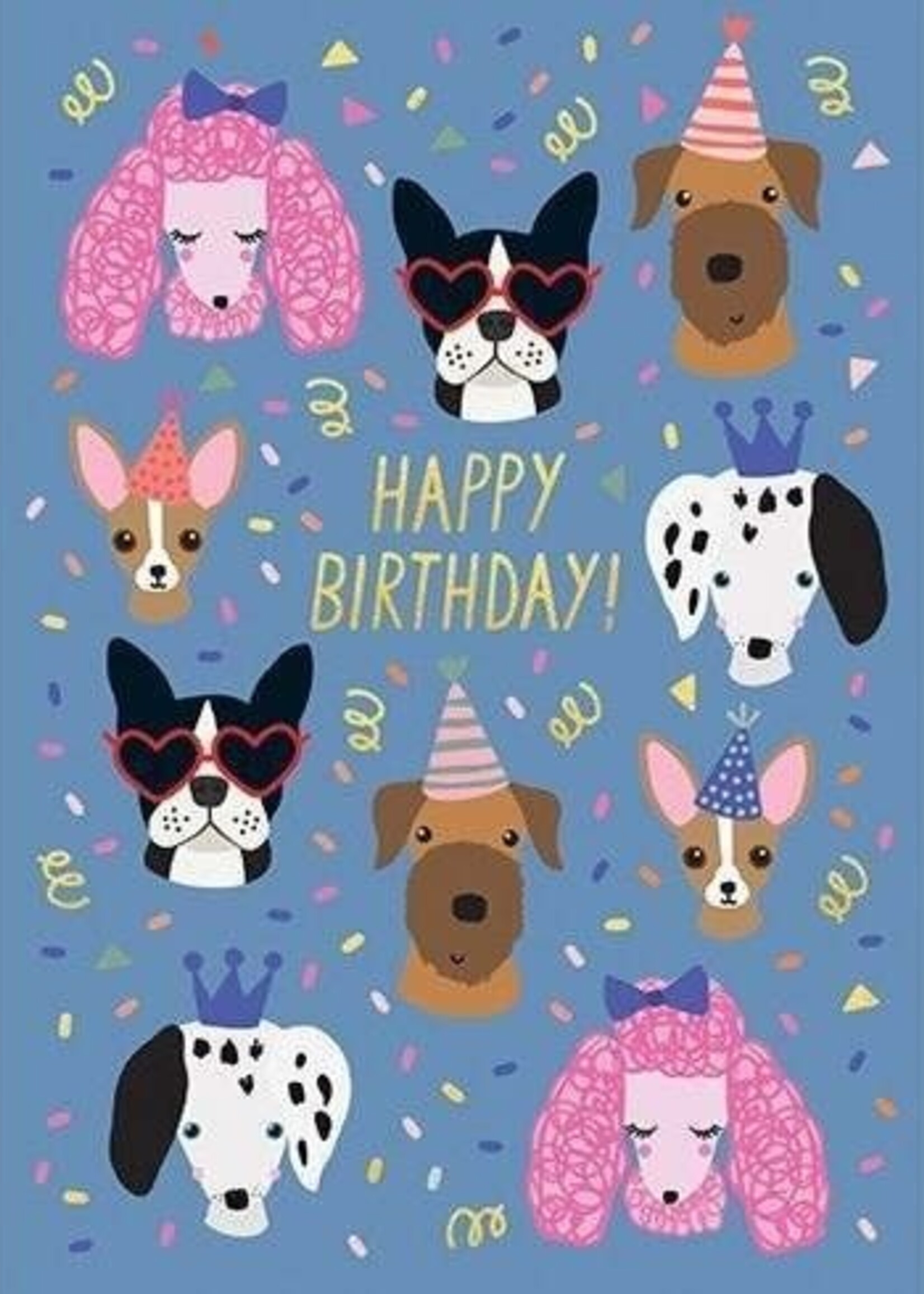 Happy Birthday ~ Party Dogs