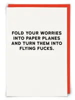 Fold Your Worries Into Paper Planes