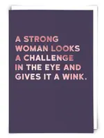 A Strong Woman Looks A Challenge In The Eye