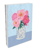 Bouquet on Blue Medium Deconstructed Journal