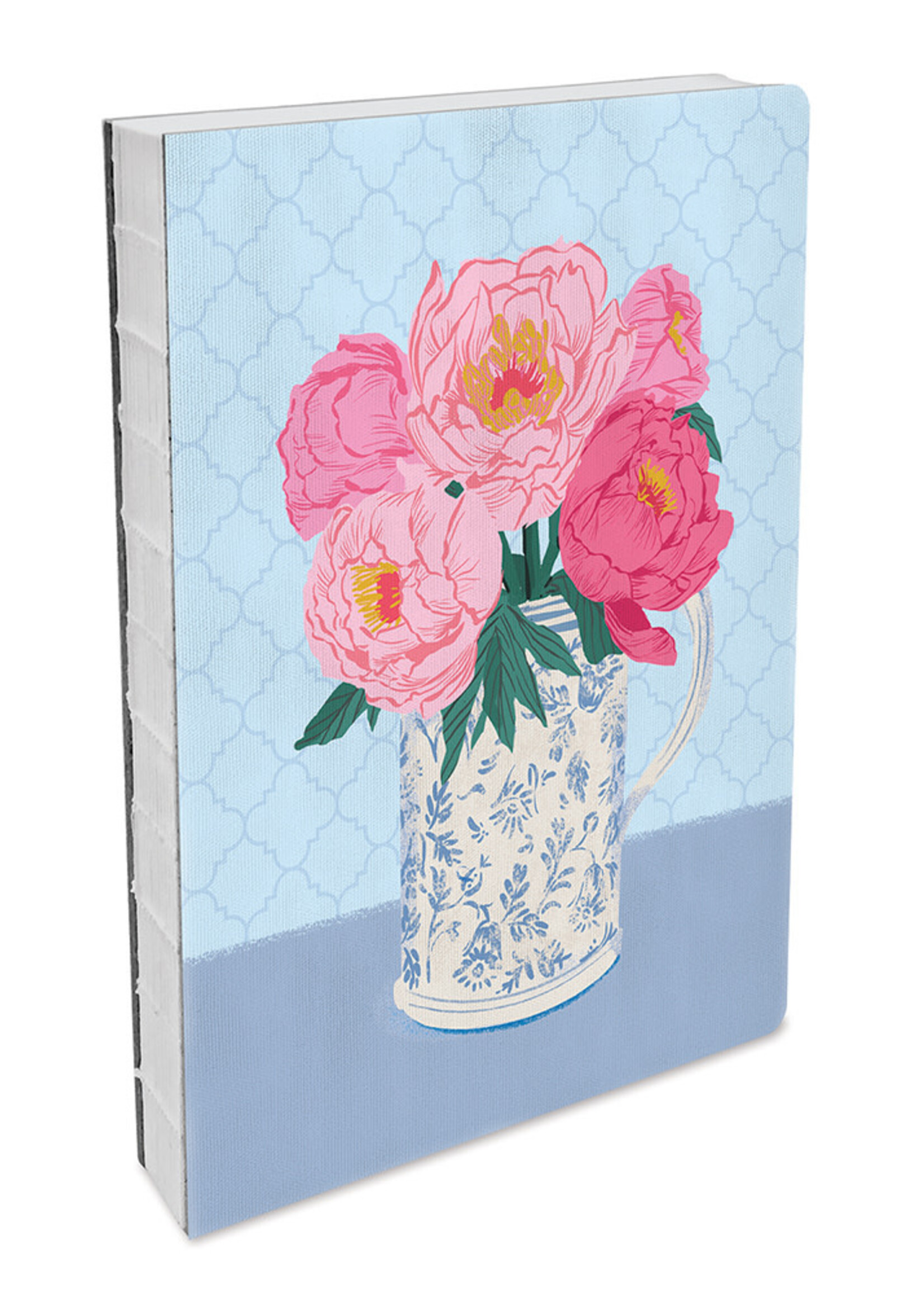 Bouquet on Blue Medium Deconstructed Journal