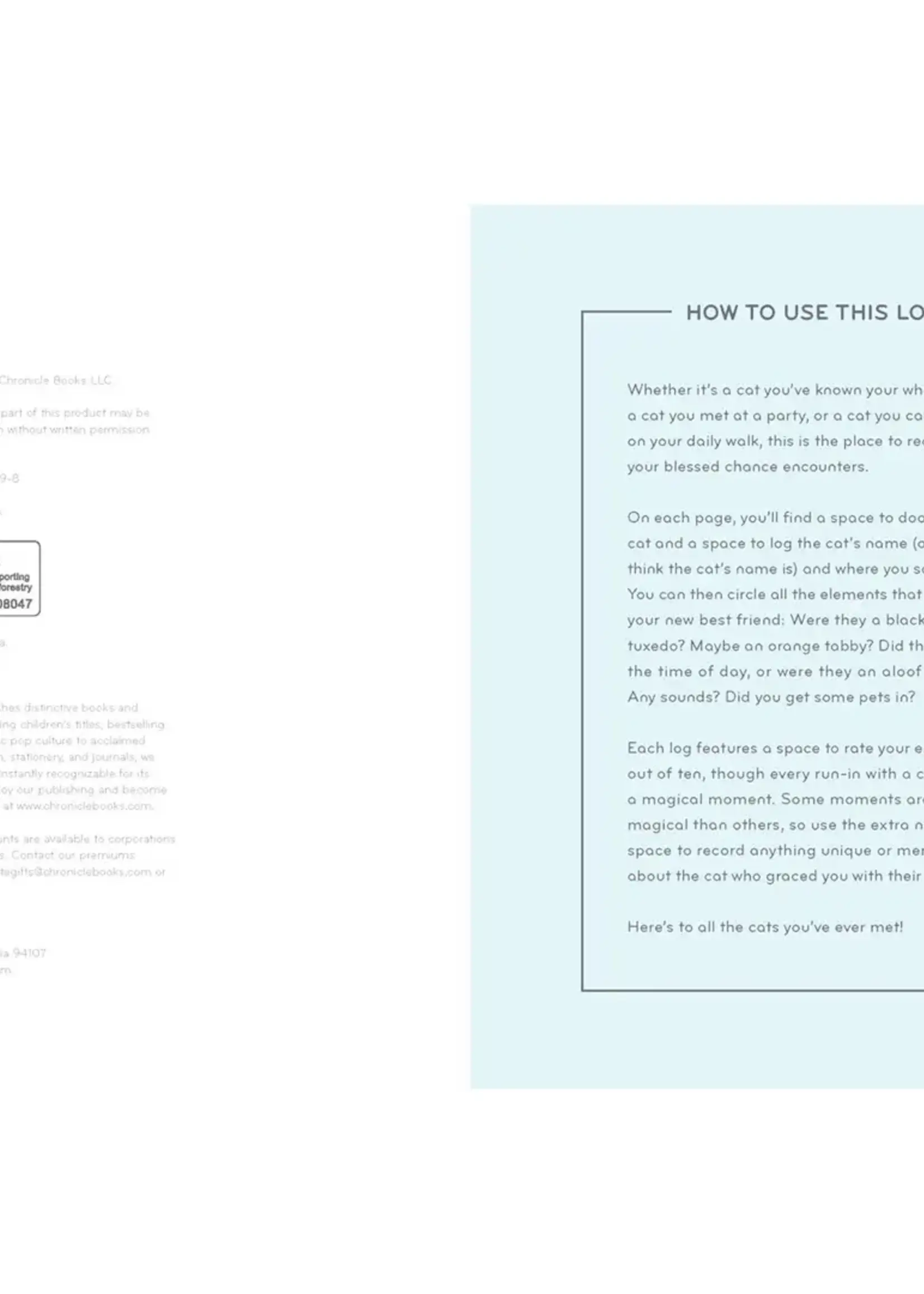 All The Cats I've Ever Met Journal