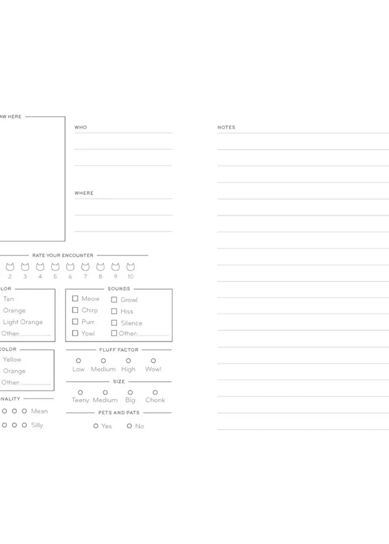 All The Cats I've Ever Met Journal